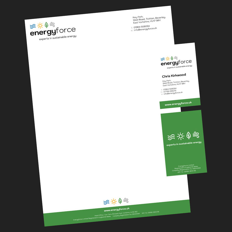 energyforce Business Stationary