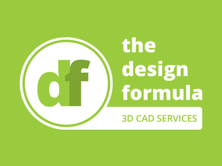 The Design Formula White Logo