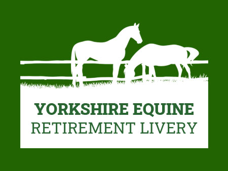 Yorkshire Equine Retirement Livery White Logo